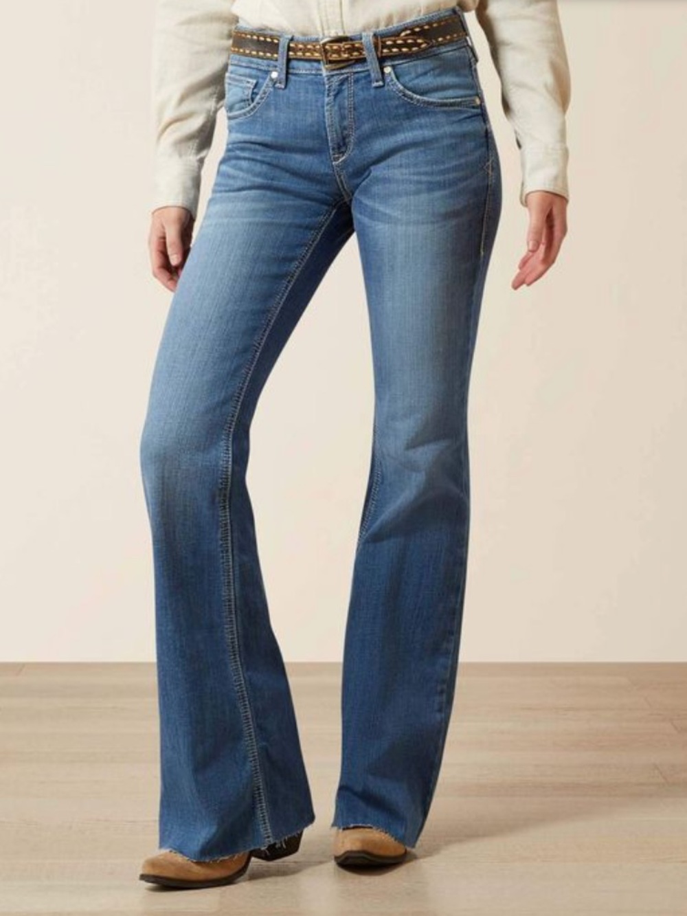 Ariat Women's Light Blue Flare Jeans